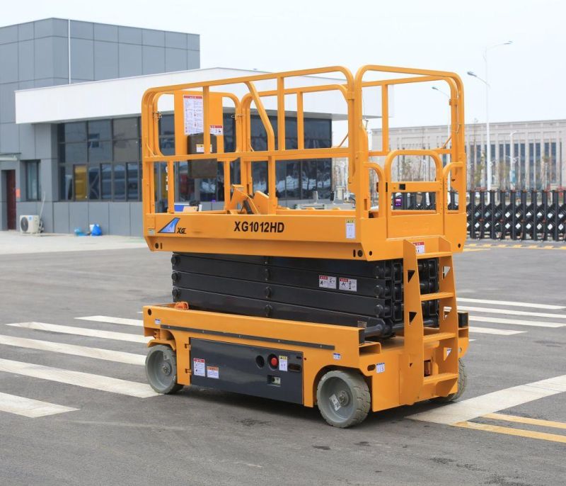 Hot Sale 10m Portable Hydraulic Scissor Lift Trailer Xg1012HD with Best Price