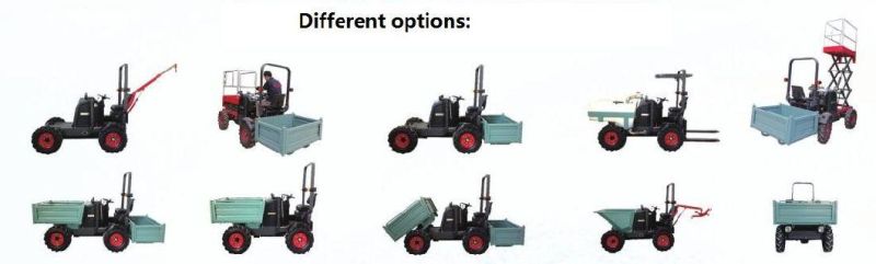 All Terrain Lifting and Picking Transport Vehicle with Lifting Platform
