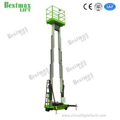 6m Platform Height Manual Pushing Man Lift