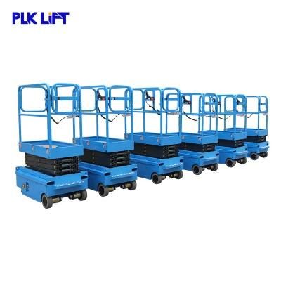 Self Propelled Battery Powered 4.0m Small Electric Hydraulic Lift 200kg