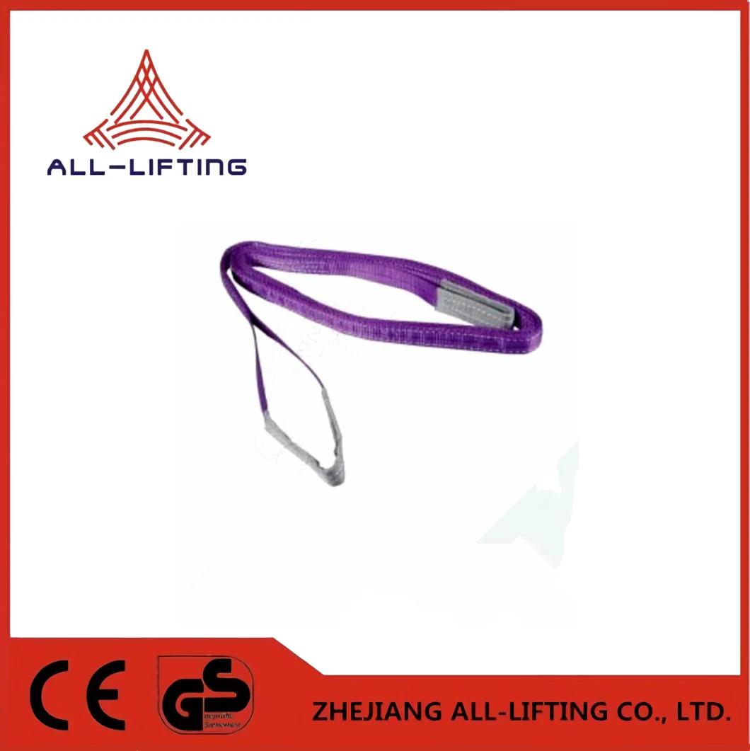 Lifting Sling Polyester Falt Eye Webbing Sling 1 Ton