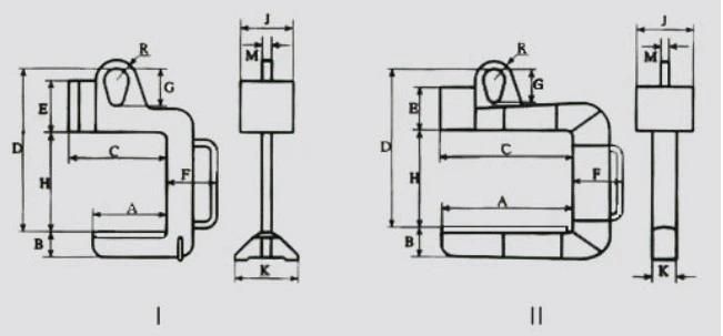 China New Products Reliable Equipment C Clamp Assembly Crane Accessories for Lifting C Hook Pipe Lifter