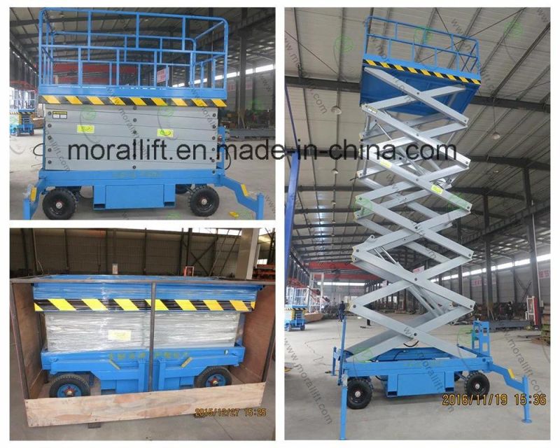 10m scissor design hydraulic man lift