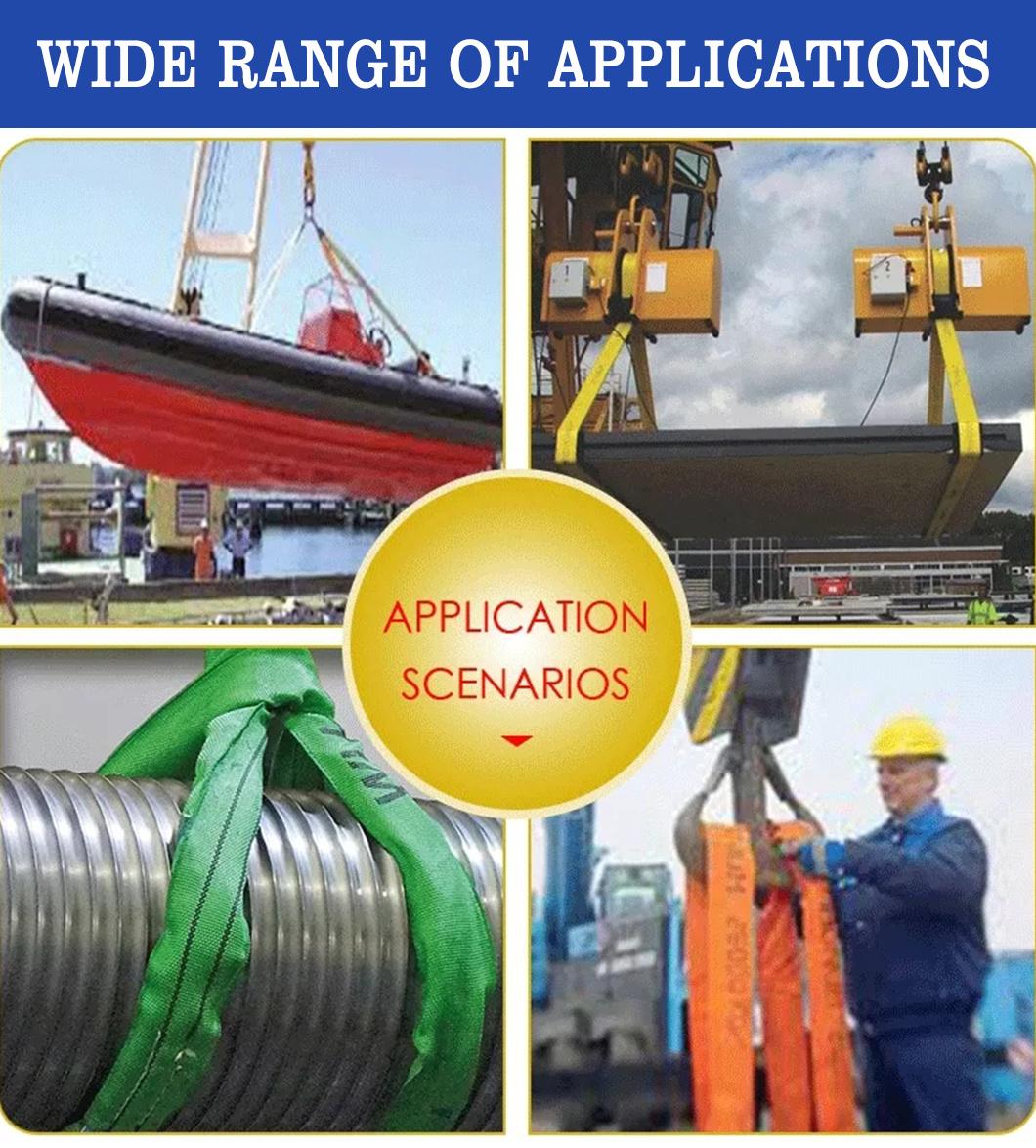 1t -3t Endless Flat Polyester Webbing Lifting Sling L=2m for Cargo (customized)
