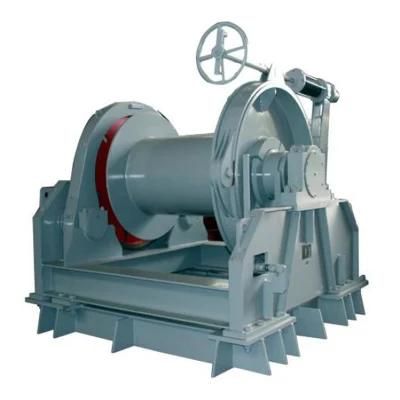 100kn Electric Combined Anchor Winch Double Drums Electric Anchor Winch for Ship