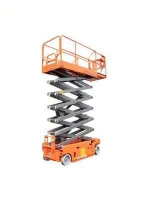 300kg Hydraulic Aerial Construction Lift Machine Automatic Walking Electric Scissor Lift for Sale