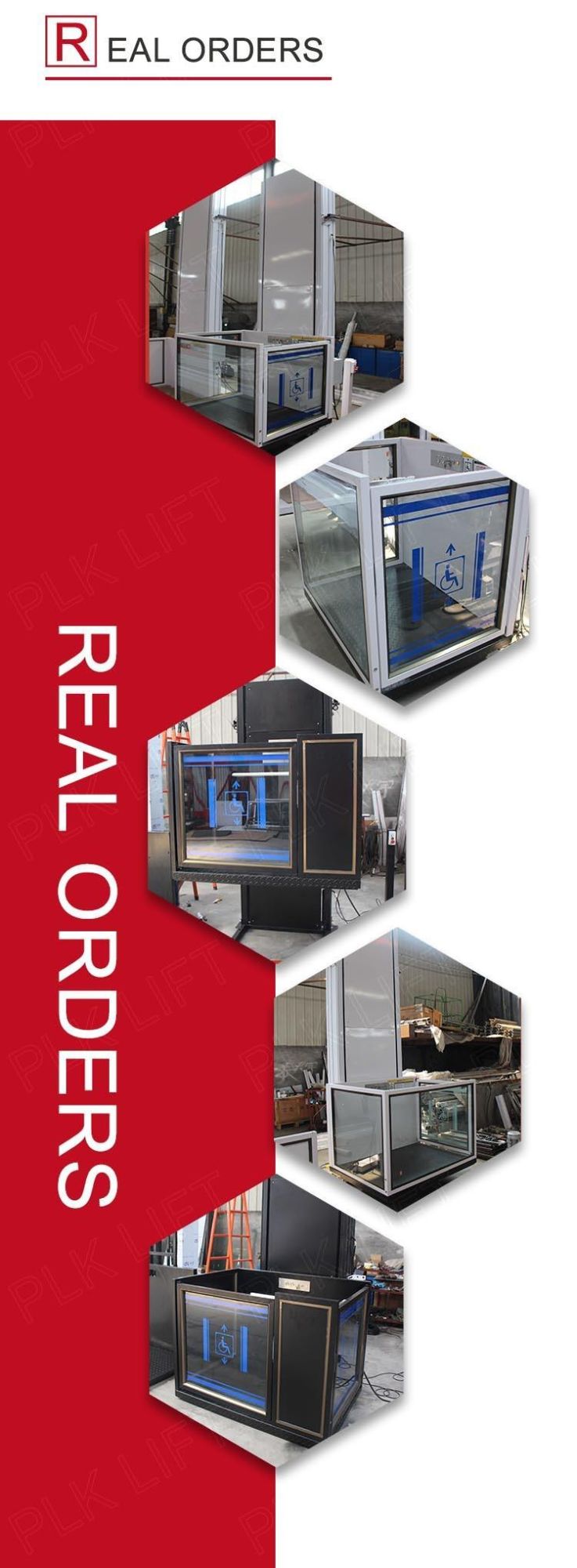 1m to 10m Hydraulic Home Wheelchair Lift Elevator for Disabled