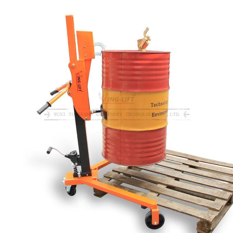Manual Type Hydraulic Drum Lifting Truck 350kg Capacity Dt350b