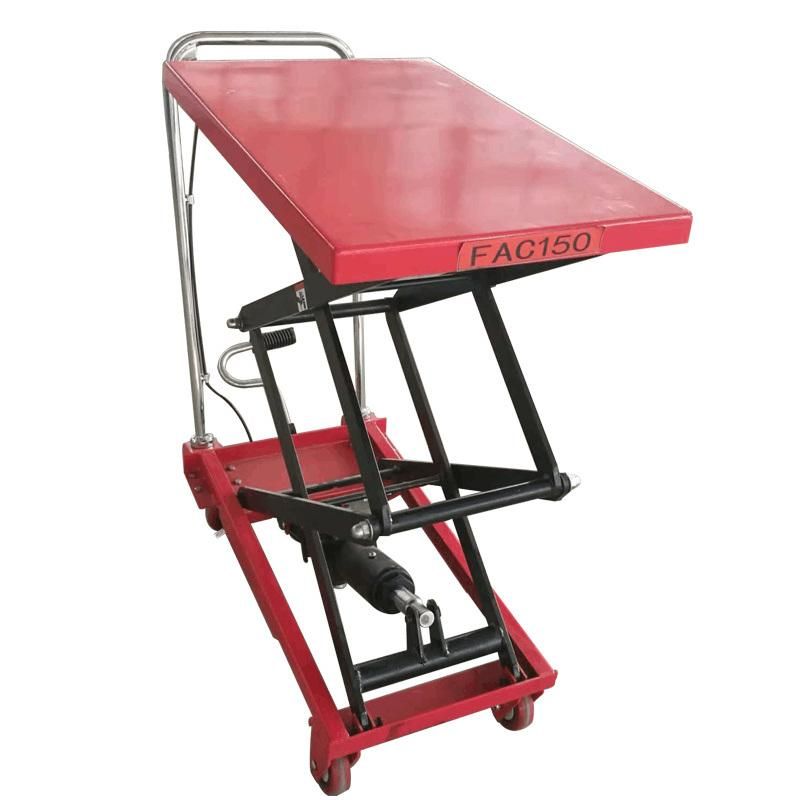 Hot Sales Foot Pump Operated Mobilelift Table Hydraulic Scissor Table