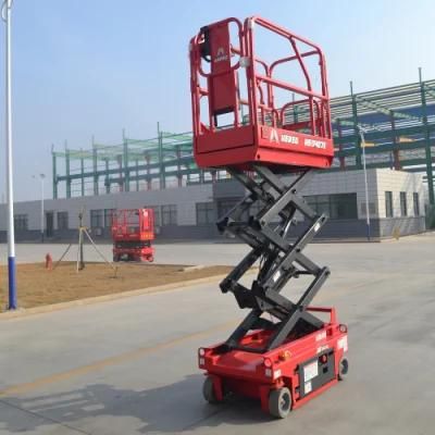 Ewp Elevated Self Propelled Hydraulic Electrical Scissor Lift 4m Aerial Working Platform Equipment