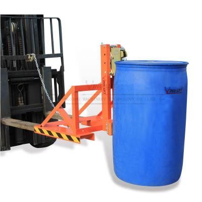 Capacity 500kg Drum Grab Eagle Grip Forklift Attachments Fork Mounted Drum Handling Equipment Dg500