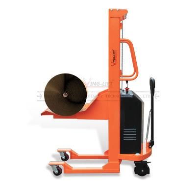 Semi-Electric Roll Work Stacker with Maintenance Free Battery for China Factory