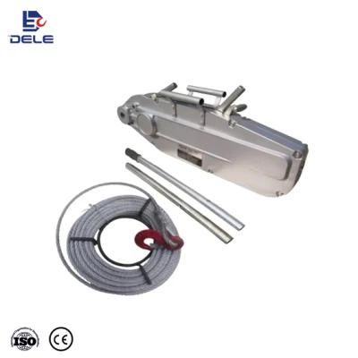 Lifting Pulley Machine Hand Winch Winch with 20m Wire Rope
