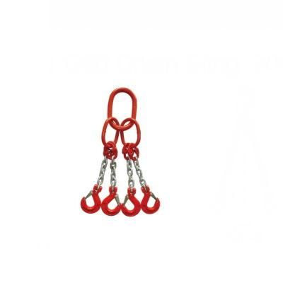 G80 Alloy Steel Chain Sling with Hook for Sale