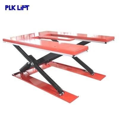 E Shape Hydraulic Electric Stationary Scissor Lift Table