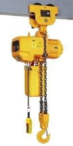 Easy Operated 2t Electric Chain Hoist with Manual Trolley