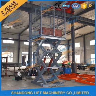 Stationary Platform Warehouse Electric Cargo Lift