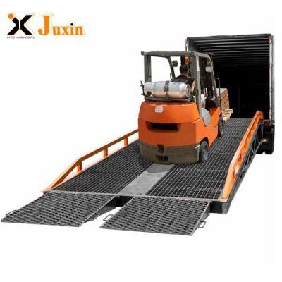 Manual or Electrical Portable Loading Dock Leveler Mobile Yard Ramp