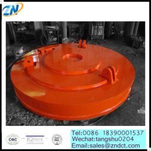 Circular Shape High Temperature Electric Lifting Magnet for Handling Steel Scrap of MW5-240L/2