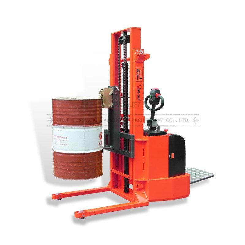 China Factory Make Full Electric Drun Lifter with Lifting Height 2400mm and Loading Capacity 600kg