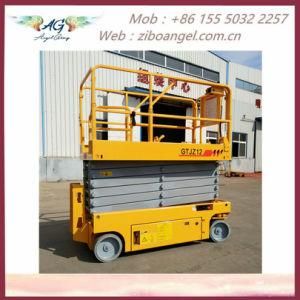 Marco Hydraulic Scissor Lift Work Platform with Two Sliding Floor Boards Movable Lift Platform