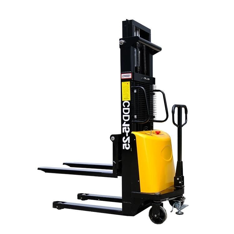 CE Approved China Hot Sale Cdd15 1.5 Ton Walkie Electric Stacker for Sale