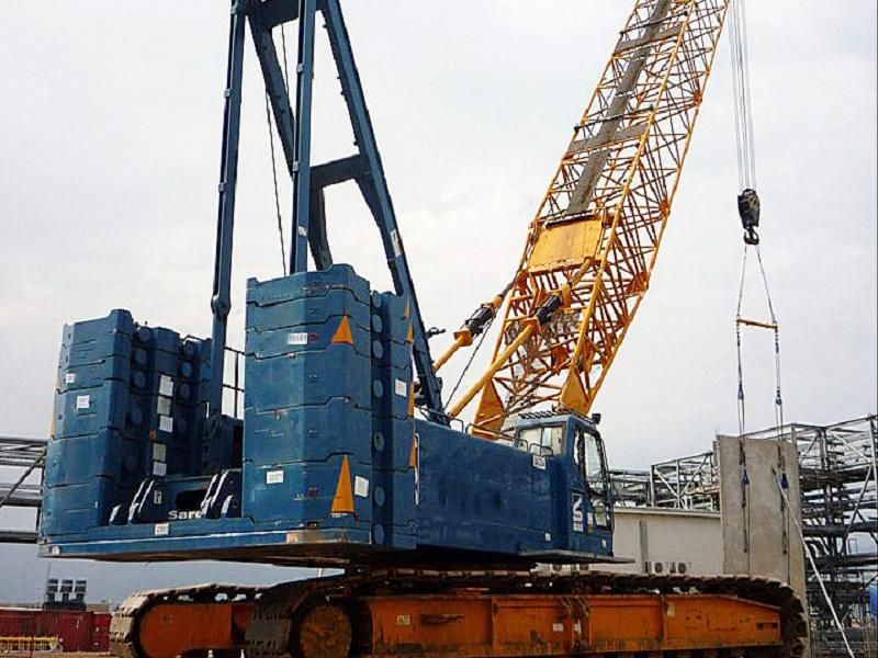 Popular Selling Chinese 75 Tons Crawler Crane Lifting Crane Scc750e