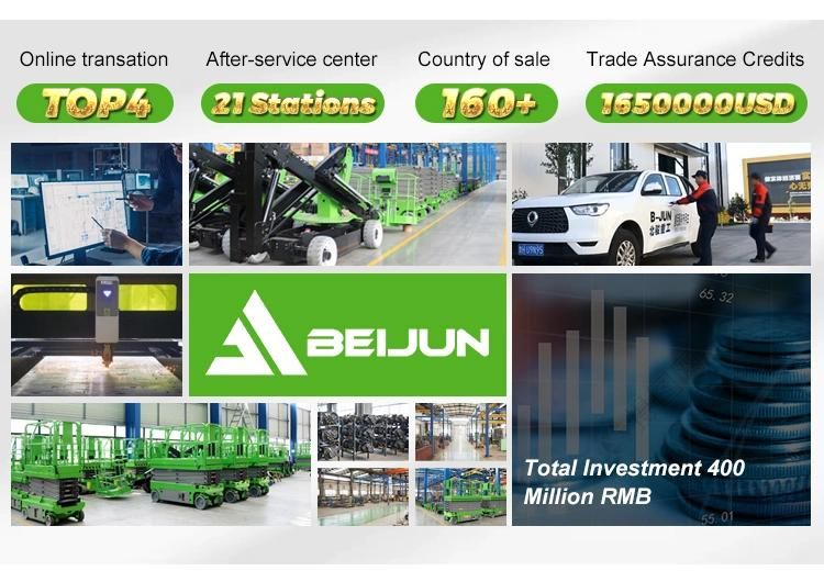 Aerial Lift Boom Towable Work Platform Aerial Telescopic Boom Lift for Outdoor