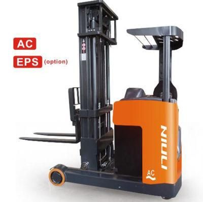 2000kg 2ton Electric Reach Stacker Forklift