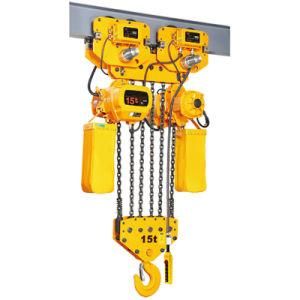 Big Duty Heavy 10ton to 25ton Capacity Electric Hoist with Hook with Trolley Construction Hoist 380V