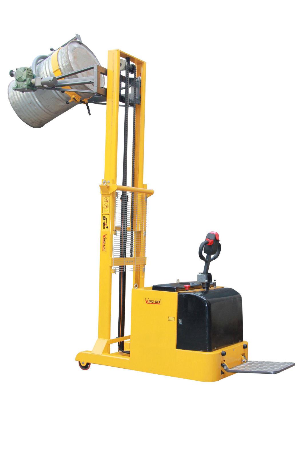 Standing Steer Type Capacity 420kg Electric Counter Balance Drum Carrier with Competitive Price for Sales
