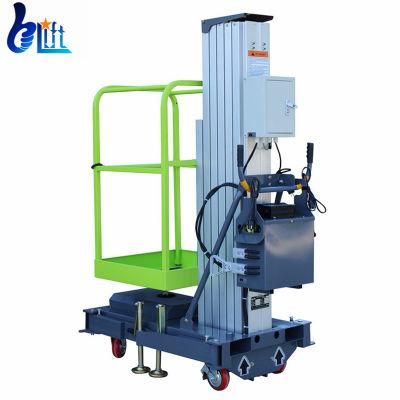 150-250kg Aluminum Electric Vertical Mast Man Aerial Work Lift Platform