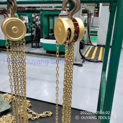 Non Sparking Aluminum Bronze Chain Block/Hoist, 0.5-16 T Capacity