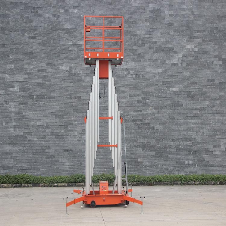 Double Mast Aluminum Alloy Lift/Aerial Work Platform