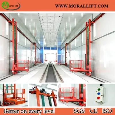 Automotive 3-Axis Platform Lifts for Spraying Room