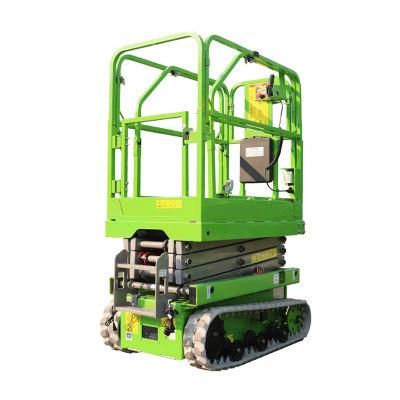 Rubber Crawler Scissor Lift Tracked Man Lift Self-Propelled Scissor Lift