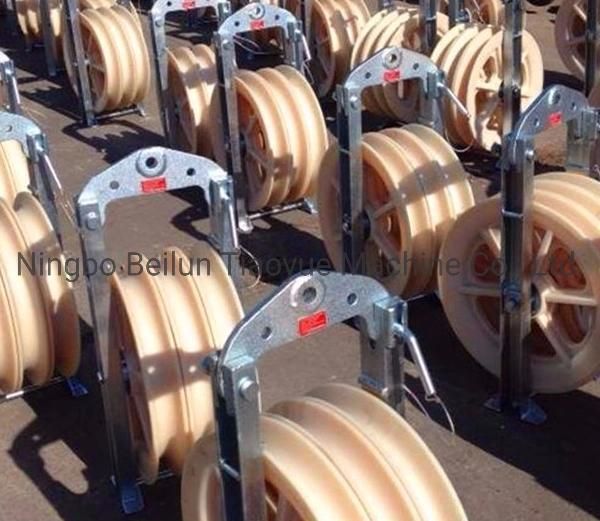 Aluminum Wheel Hoisting Block for Coir Rope