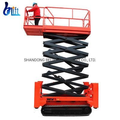 High Quality off Road Crawler Mobile Track Scissor Lift