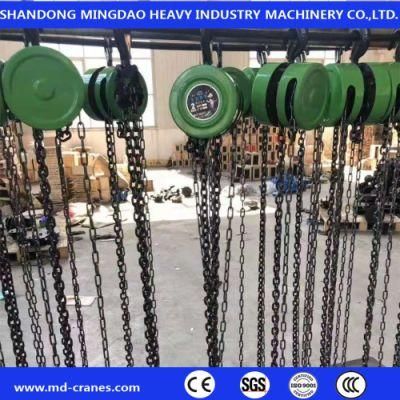 Hand Pulling Block Chain Block Friction Hoist for Crane