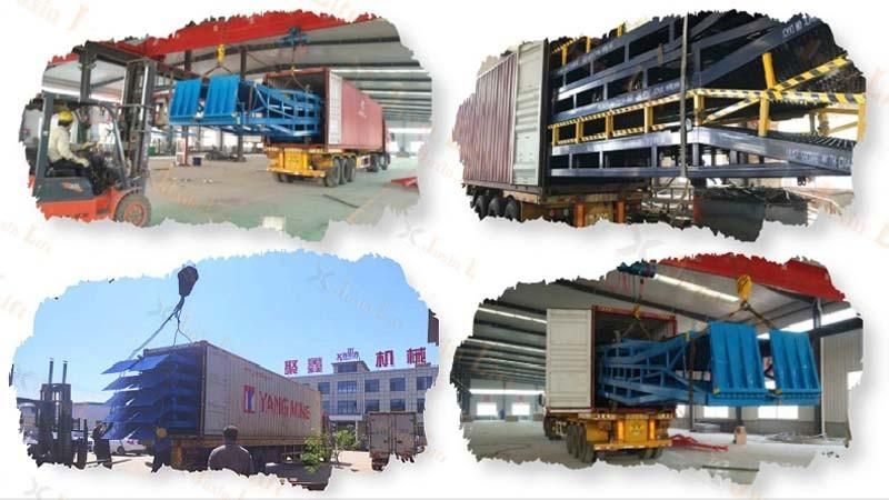 Mobile Truck Forklift Loading Unloading Ramps for Warehouse