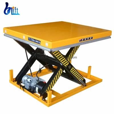 Stationary Lifting Mechanism Hydraulic Electric Scissor Lift Tables
