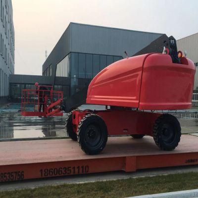 Towable Telescopic Articulated Boom Lift for Sale