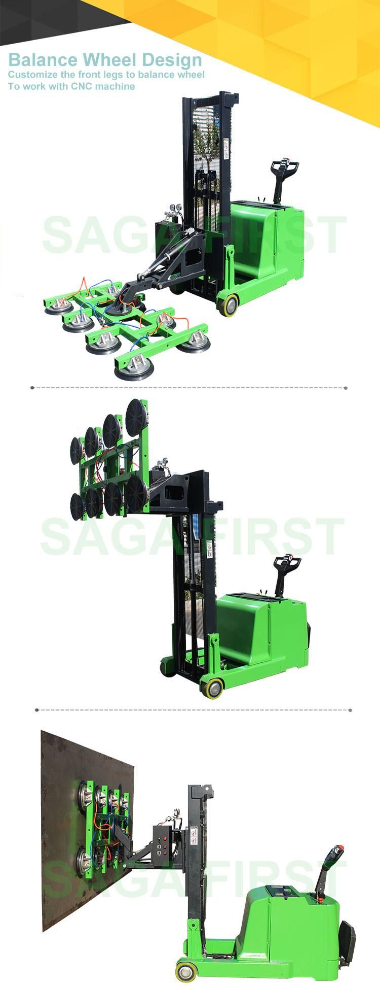 Drivable Electric Lifting Vacuum Lifter Robot for Installing Glass Window