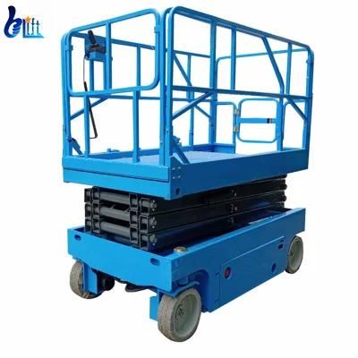 Hydraulic Driven Self Automatic Propelled Construction Lifter Mobile Scissor Lift Tables
