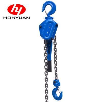 CE Approved Lifting Equipment 2t Manual Chain Block with Hook