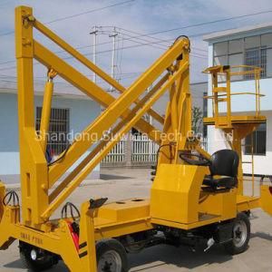 8~20m Trailer Mounted Articulated Boom Lift Aerial Work Platform