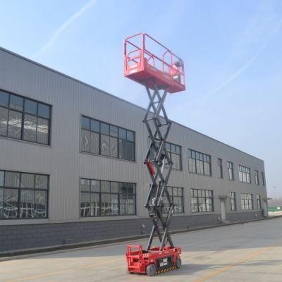 Manufacturer 8m 6m Electric Hydraulic Self Propelled Scissor Lift Elevated Work Platform for Sale