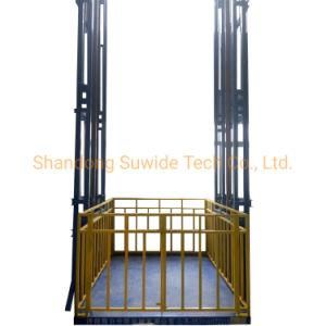 Customizabled Outdoor Cheap Residential Freight Elevator Hydraulic Cargo Lifter Vertical Goods Lift