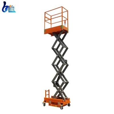 Small Mini 3m 3.9m Height Mobile Scissor Hydraulic Lift Battery Walking Machine Lifting