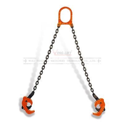 DN500A Chain Sling Drum Lifter High Tensile Strength Forged Below Hook Drum Lifter